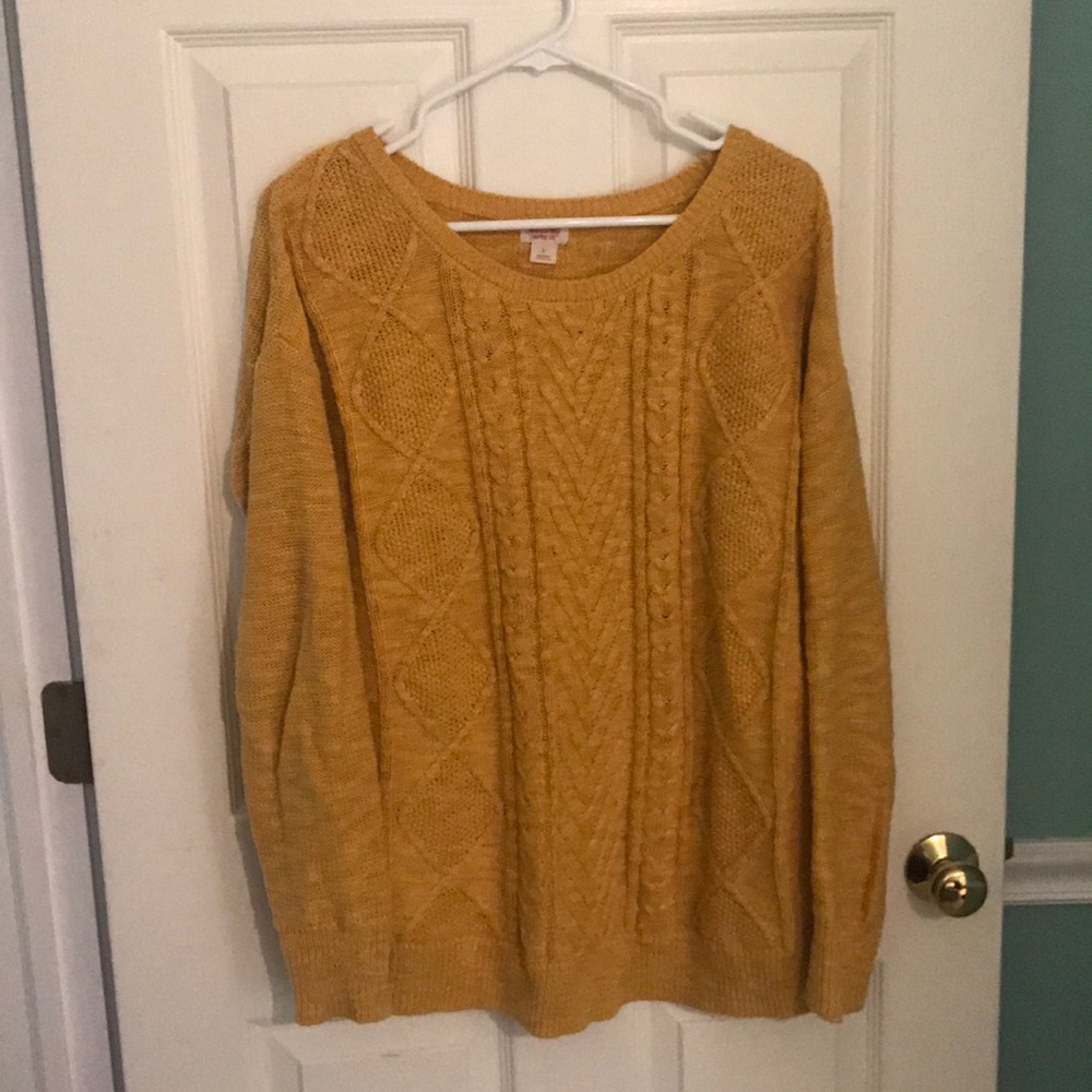 Yellow sweater